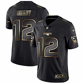 Nike Patriots 12 Tom Brady Black Gold Vapor Untouchable Limited Jersey Dyin,baseball caps,new era cap wholesale,wholesale hats